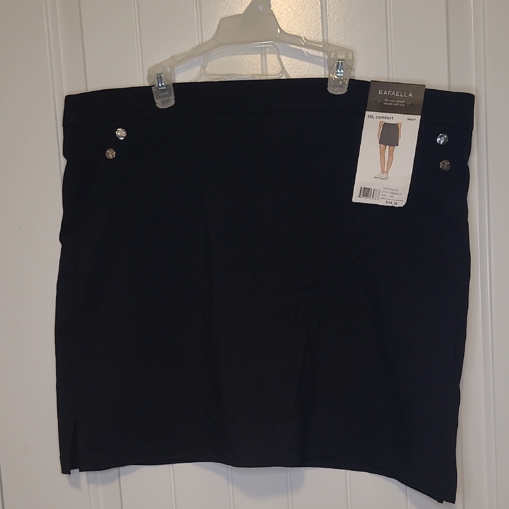 Rafaella Elegant Black Skort